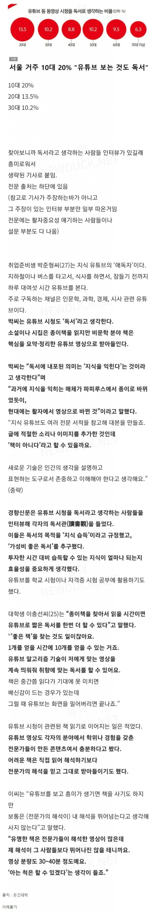 이게 독서라고?