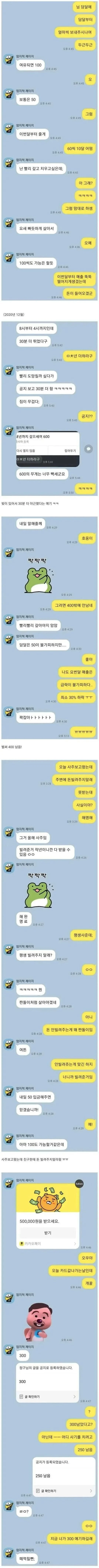빌린 돈 갚은 친구 레전드