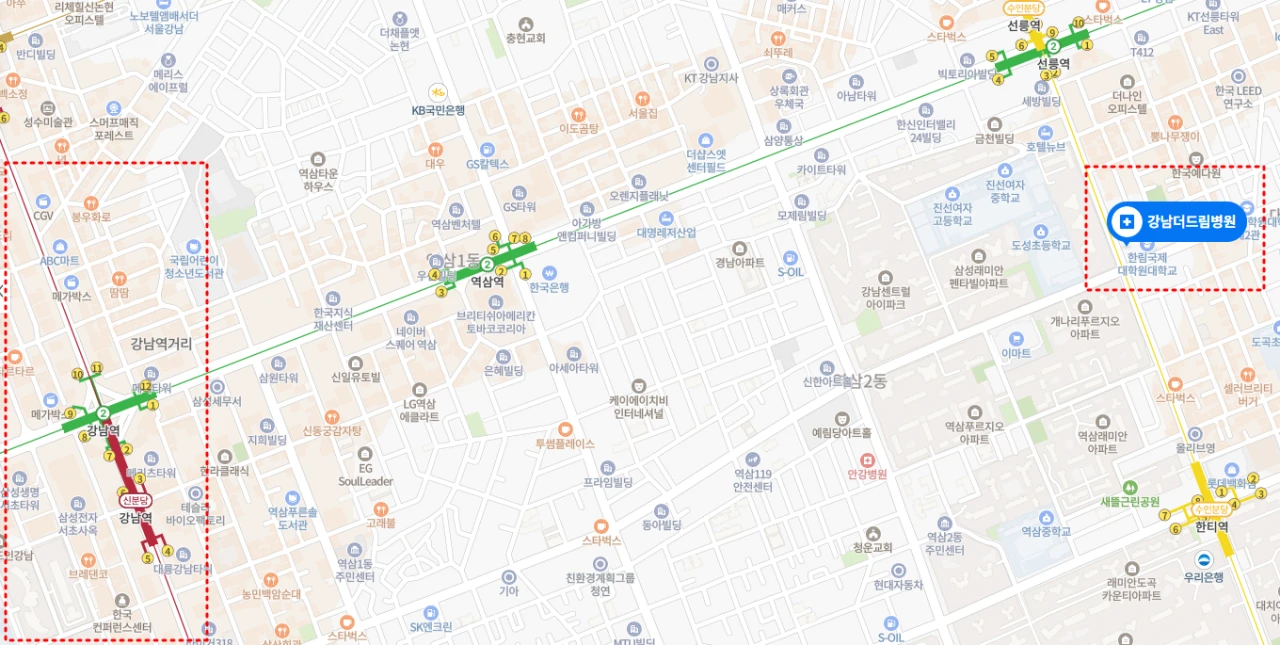 강남 사거리 인근, 린가드로 긴장감 올리는중