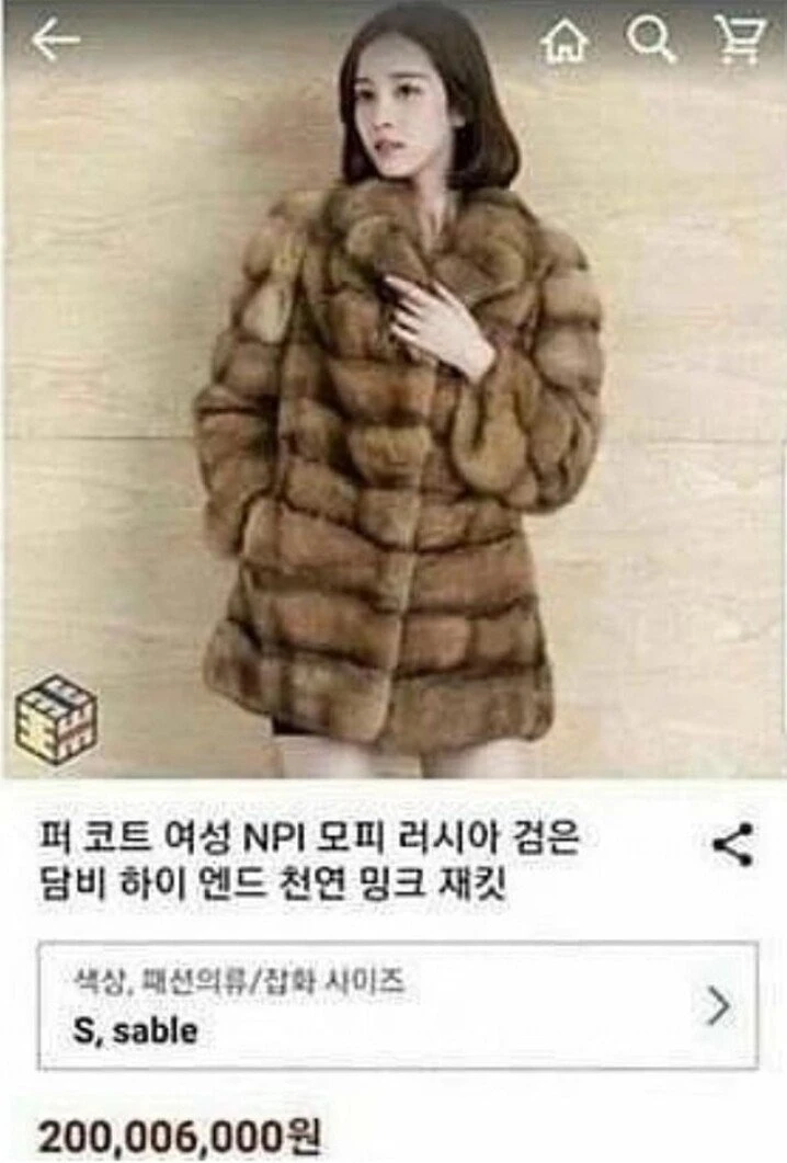 쿠팡에서 판매했었던 2억짜리 옷