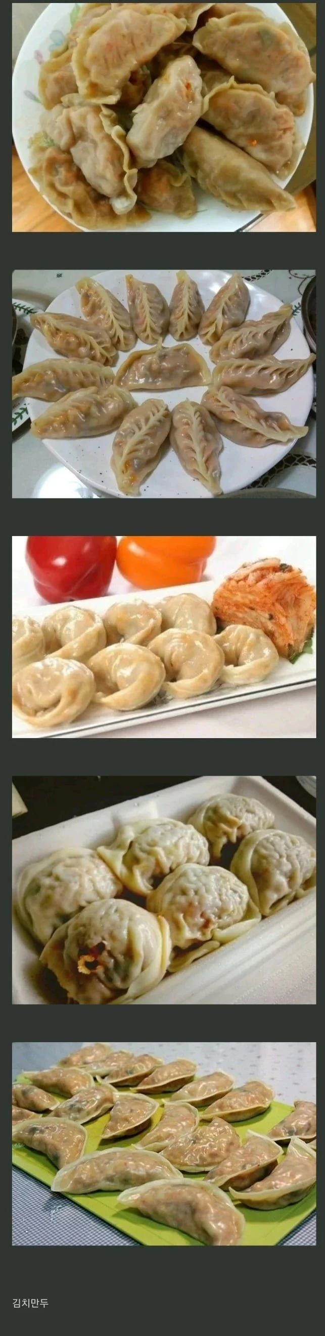 만두 모양 호불호
