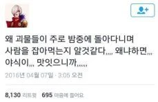 그러하다 그것은 야식이니까