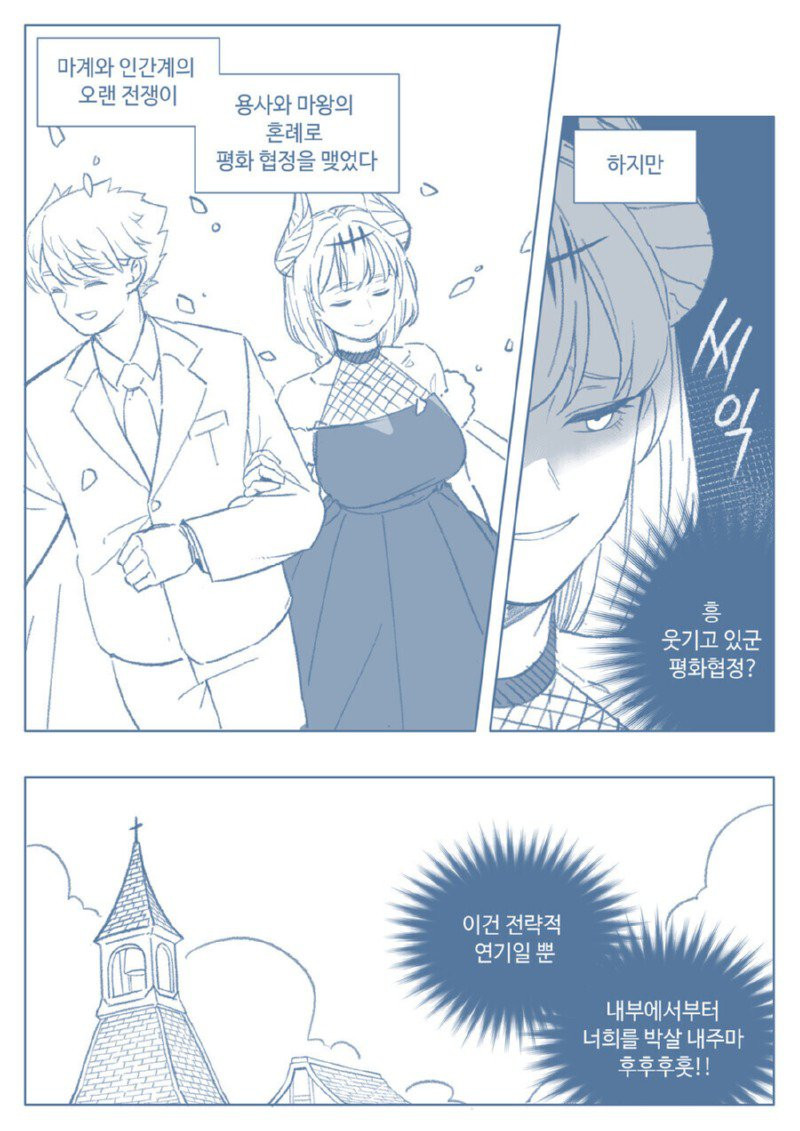 용사와 마왕이 결혼한 만화